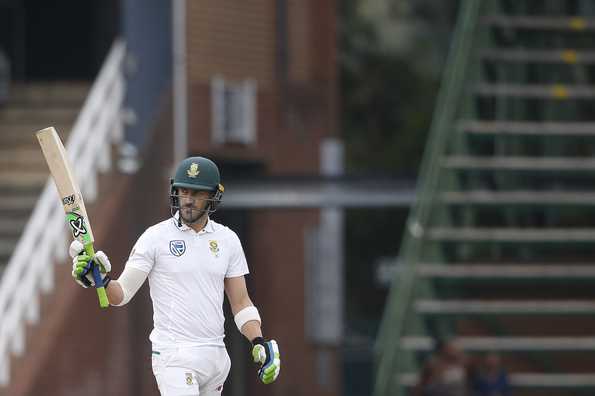 Faf du Plessis registered his first fifty-plus score in 11 innings