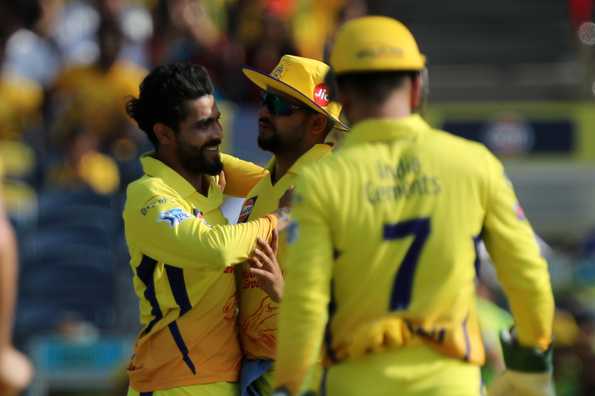 Jadeja earned the Man of the Match award for his three-wicket haul as CSK triumphed in Pune