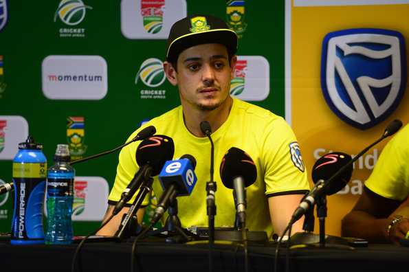 De Kock impressed in the practice game with an attacking hundred