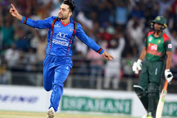 Rashid Khan has seven wickets from two games.