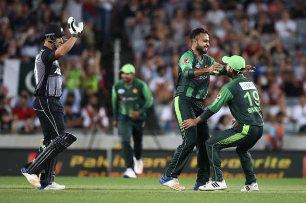 Faheem Ashraf bagged three wickets in Pakistan's 84-run win.