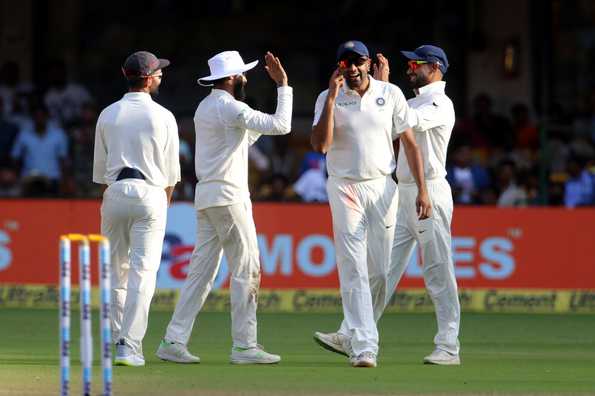 Ashwin and Jadeja picked up four wickets in the two innings respectively.