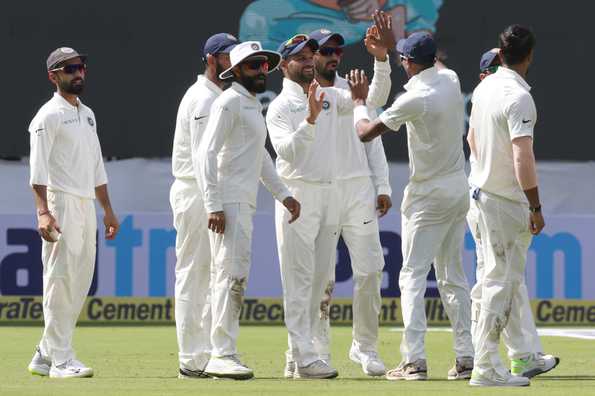 India won the Test by an innings and 262 runs inside two days.