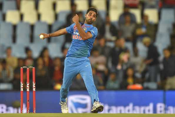 Bhuvneshwar Kumar has a strike rate of 22.57 at the death where England at their lethal best.