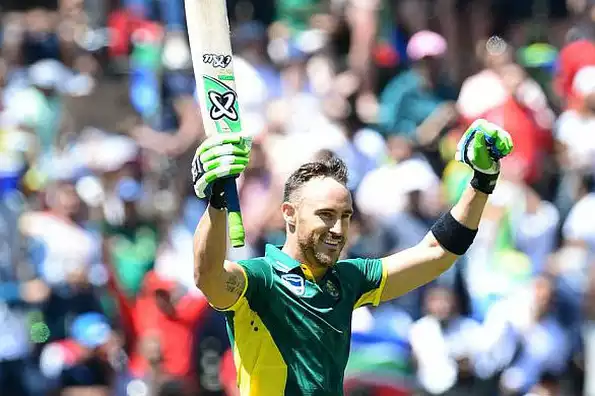 Faf du Plessis struck a 93-ball 111