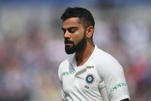 Virat Kohli fell on Day 4 with India still 53 short of a win, eventually losing the first Test by 31 runs at Edgbaston.