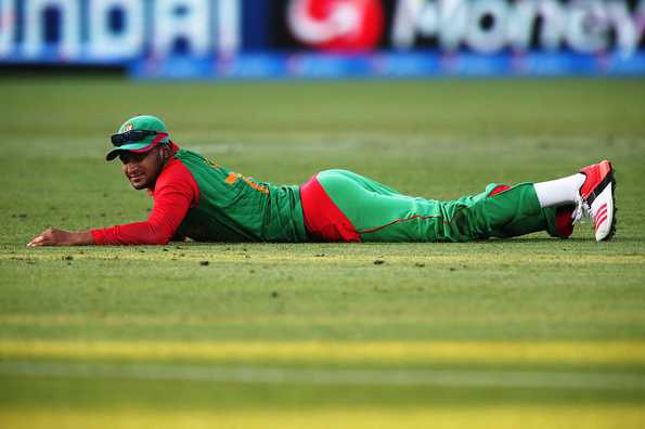 Shakib Al Hasan feels Bangladesh's fielding standards will improve once they start playing more matches