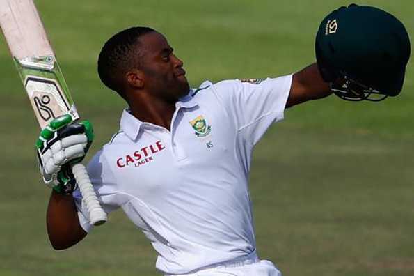 Temba Bavuma became only the second South Africa player to score a hundred on debut.