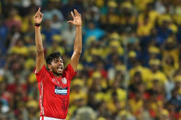 Ankit Rajpoot picked up two wickets in the limited period of play on Day 3.