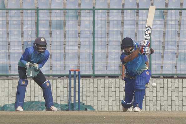 File Photo: Dhruv Shorey led India Blue's recovery on Day 2.