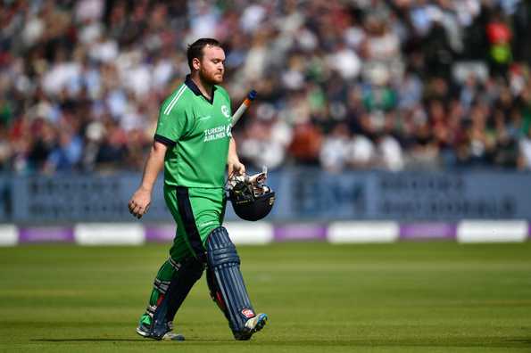 Stirling made just 2 as Ireland were bowled out for 124.