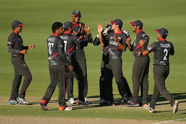 UAE won their last league game against Oman by 13 runs to clinch a spot in the final