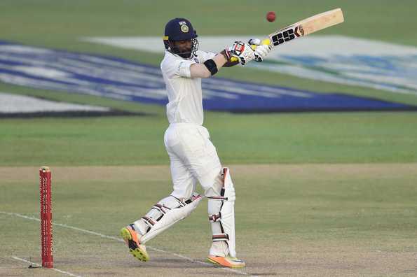 India Red captain Abhinav Mukund fell cheaply before Stumps on Day 2.