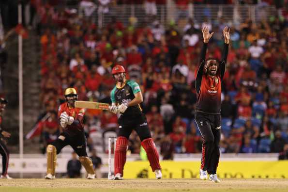 Knight Riders beat Patriots by 20 runs.