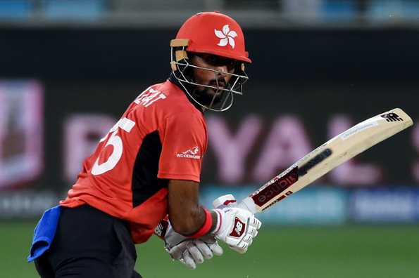 Nizakat Khan's 92 at the top helped Hong Kong put up 174 runs for the first wicket.