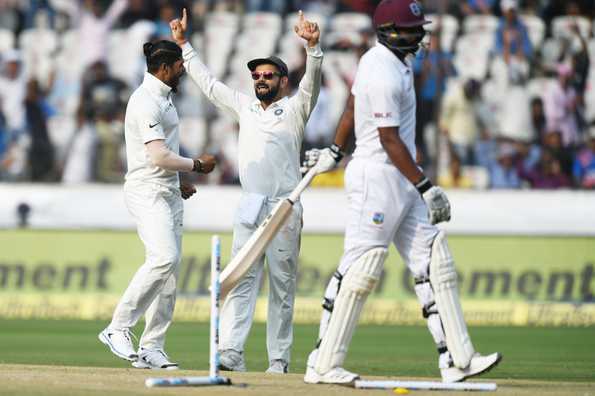 Umesh Yadav became only the third Indian pacer to bag a 10-wicket haul at home