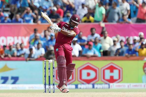 Evin Lewis continued the carnage after Johnson Charles's blitz