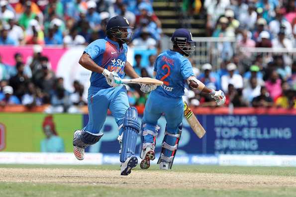 Rohit Sharma and KL Rahul were involved in a good stand