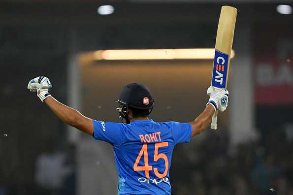 Rohit Sharma moved to the top of the list of most tons in T20Is