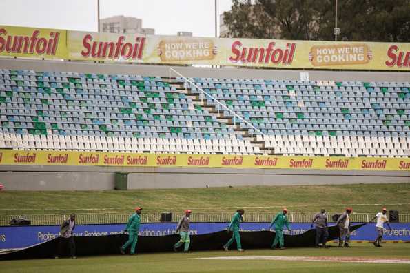 The rain on Saturday night ensured the outfield was unusable even two days later.