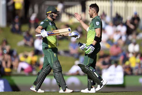 Du Plessis and Miller shared a 252-run stand for the fourth wicket.