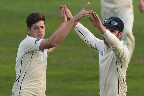 New Zealand managed to pick up eight wickets on the first day.