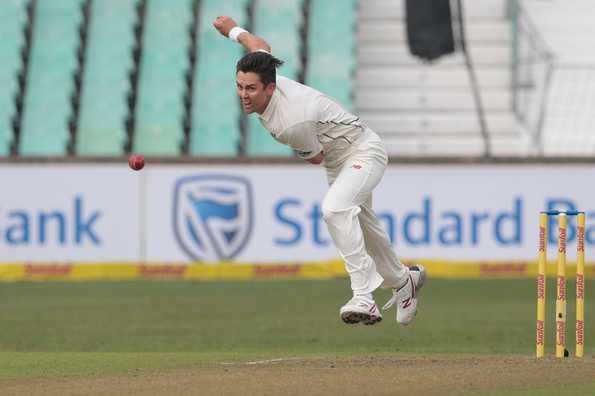 Trent Boult registered figures of 8-3-8-1 in the first spell.