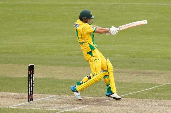 Cartwright starred with both bat and ball to help NPS register a 12-run victory in the rain-marred game.