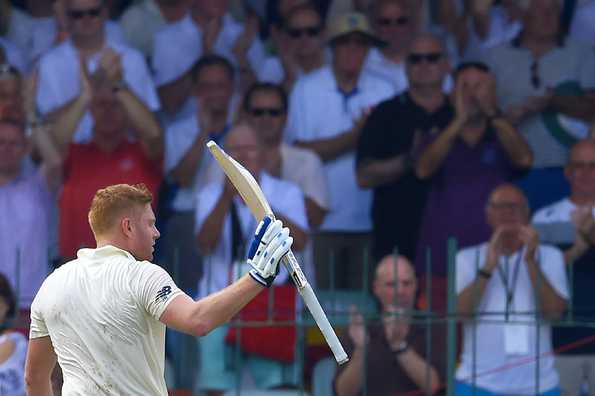 Bairstow brought up his sixth Test century while batting in his new position.