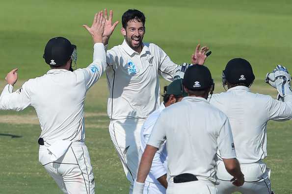 New Zealand registered a convincing 123-run win in Abu Dhabi.