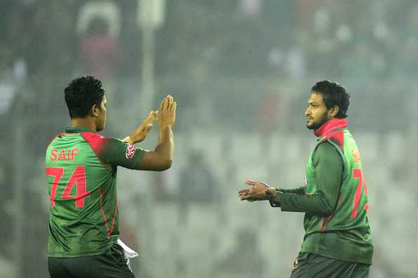 Shakib's all-round show has kept Bangladesh level in the series