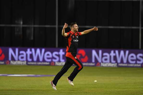 Mark Wood left Gloucestershire reeling with two quick wickets in his first over.