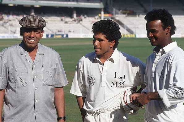 Achrekar, who played only a solitary first-class game, rose to prominence in the 1980s when several of his students made names in Mumbai's local cricket