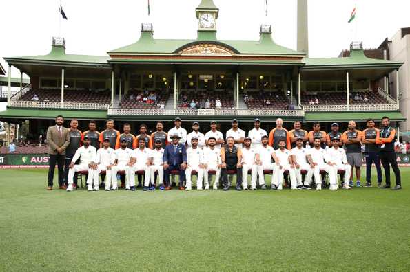 It's not quite raining heavily, as you can tell from this official India portrait that's been clicked now but yeah.