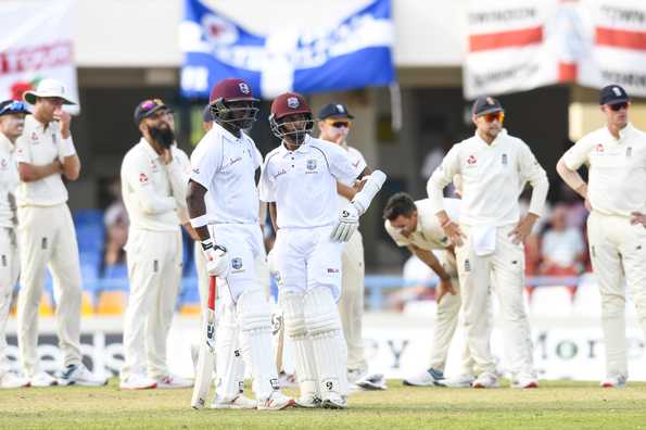 Windies finished Day 2 with a lead of 85 runs.