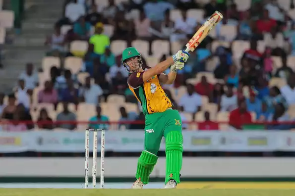 Chris Lynn scored a 47-ball 49 to guide his team to a four-wicket win. Picture credit: CPL