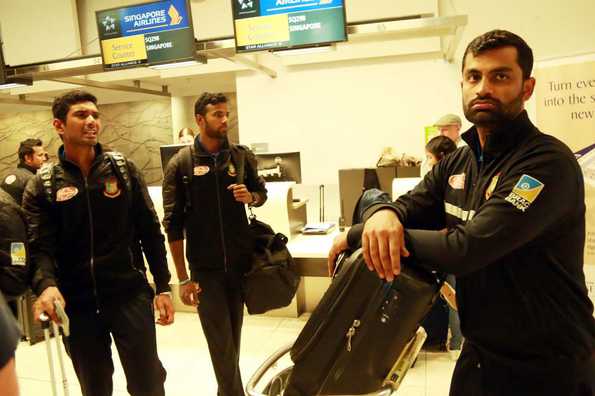 The Bangladesh cricket team have safely been escorted out of New Zealand