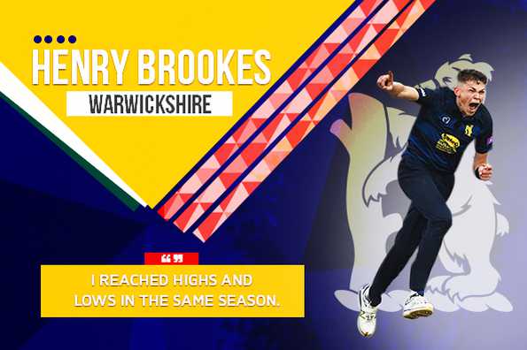  Brookes played five championship matches in 2018 picking up 21 wickets before the injury.