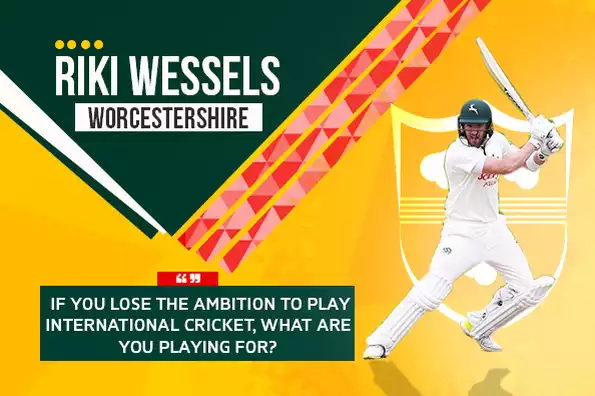  The fire of international cricket burns brightly within Riki Wessels