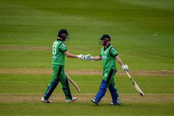 Paul Stirling and William Porterfield put on 174 runs for the third wicket.