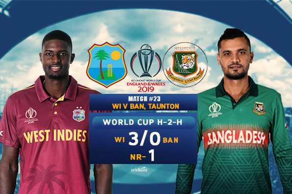 Bangladesh have never won a clash against West Indies in a World Cup. Will things change in 2019?