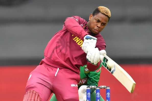 Shimron Hetmyer stroked the joint fastest fifty in the ongoing world cup