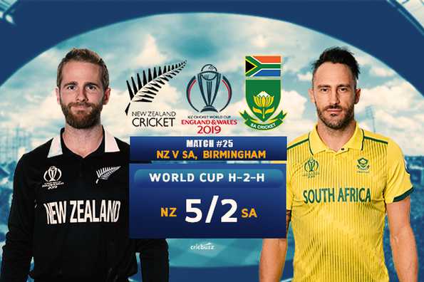 New Zealand have a big lead over South Africa in World Cups