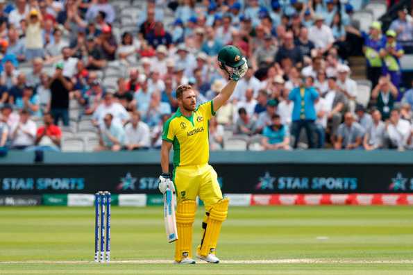 Finch led the way for Australia with a hundred