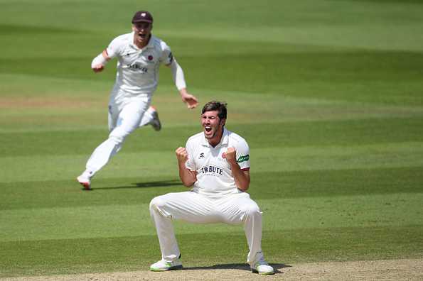 Jamie Overton set it up for Somerset with a fifer in the first innings