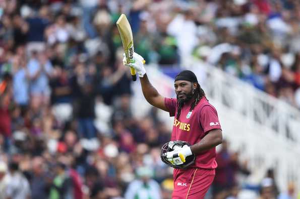 Chris Gayle fell 11 short of Brian Lara's record for most ODI runs for the West Indies