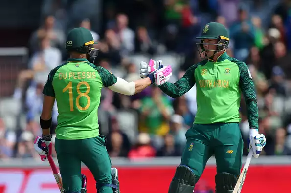 A 151-run stand for the third wicket provided the platform for South Africa's daunting total