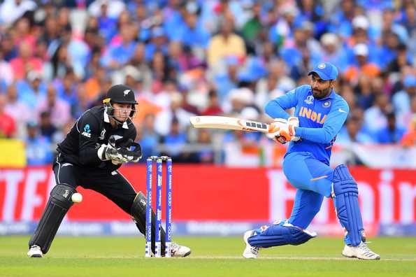 Ravindra Jadeja stroked his maiden world cup fifty