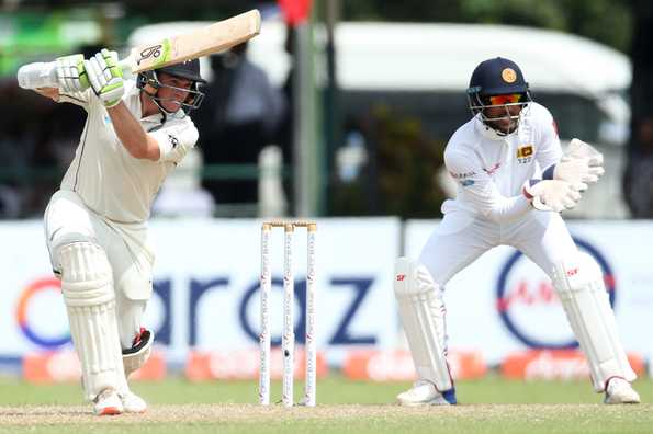 The left-hander registered his 16th Test fifty in the session and is currently batting on 55*