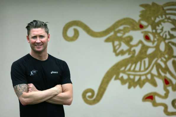 Michael Clarke is in Hong Kong for the T20 Blitz